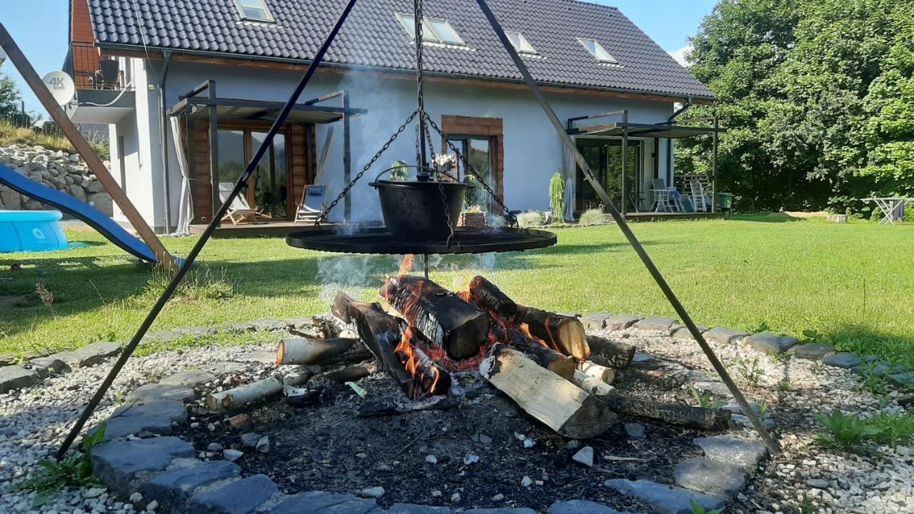 Dom Ukromki Z Kominkiem I Widokiem Na Sniezke Sosnówka Exteriör bild
